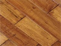 Multilayer Distressed Hardwood Maple Floor Champagne